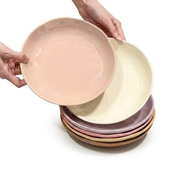 Cream Wind Ceramic Plates